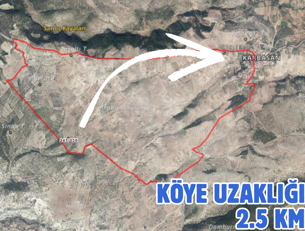 KÜTAHYA HİSARCIK KARABASAN(YENİDOĞAN) 2930 M² TARLA SATILIKTIR - KÜTAHYA HİSARCIK fotoğraf 2